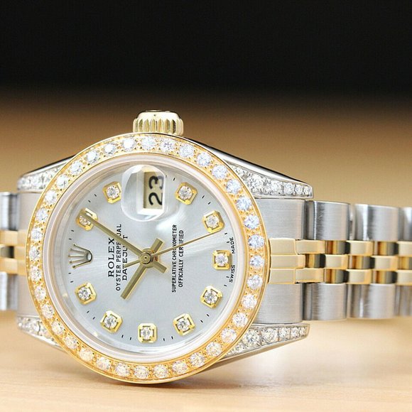 Rolex 18kt Ladies Watch Two Tone w/ gift box - Picture 3 of 7